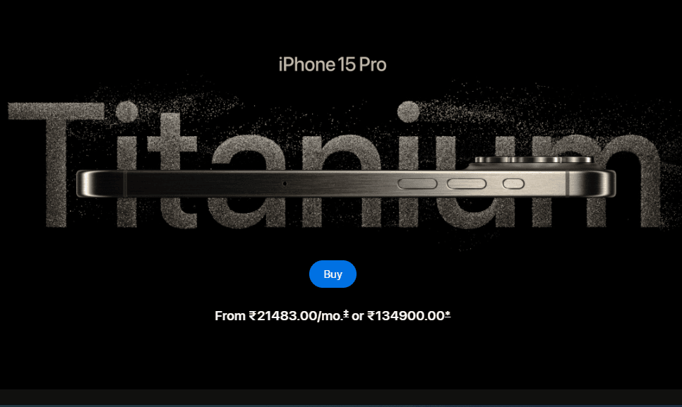 Apple iPhone 15 Pro Feature