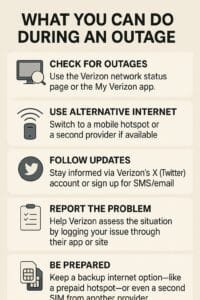 Verizon Internet Outages Explained: Causes, Solutions Stay Connected 7 What You Can Do During an Outage