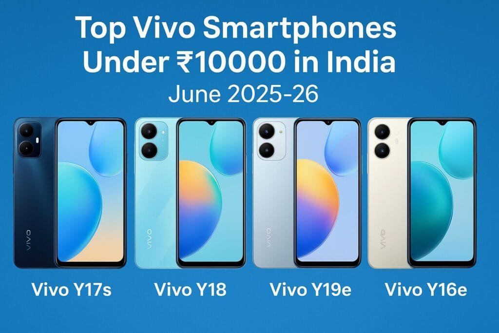 Top Vivo Smartphones Under ₹10000 in India – June 2025–26