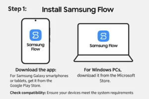 Step 1: Install Samsung Flow on Your Devices