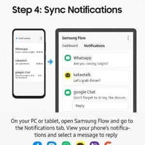Step 4: Sync Notifications with Samsung Flow
